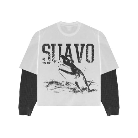 SHARK HEAVY WAFFLE LONG SLEEVE