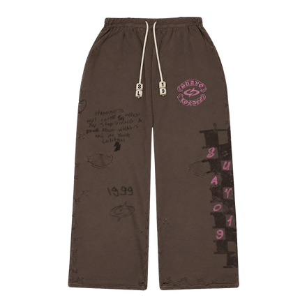 CHECKERBOARD SWEATPANTS