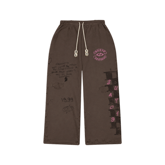 CHECKERBOARD SWEATPANTS
