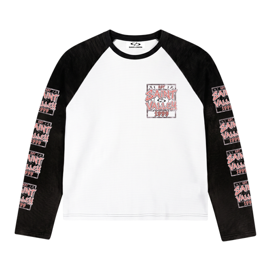 SAINT VALLEY RAGLAN WAFFLE