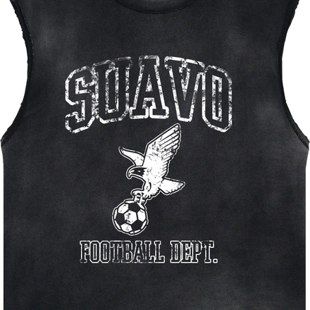 SUAVO X FF SLEEVELESS T-SHIRT - BLACK