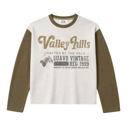 VALLEY HILLS RAGLAN WAFFLE