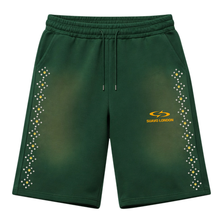 STUDDED SWEAT SHORTS