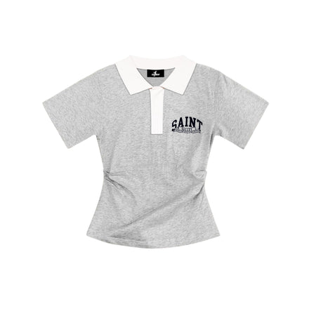 SAINT VALLEY CINCHED POLO