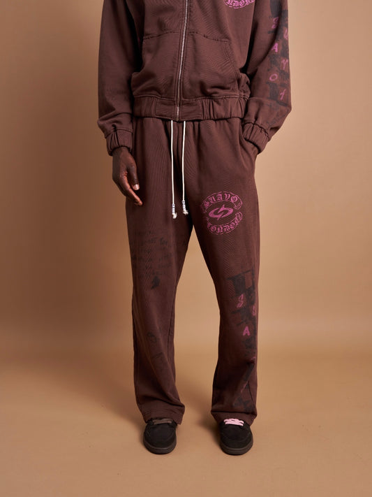 CHECKERBOARD SWEATPANTS
