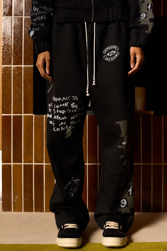 CHECKERBOARD SWEATPANTS