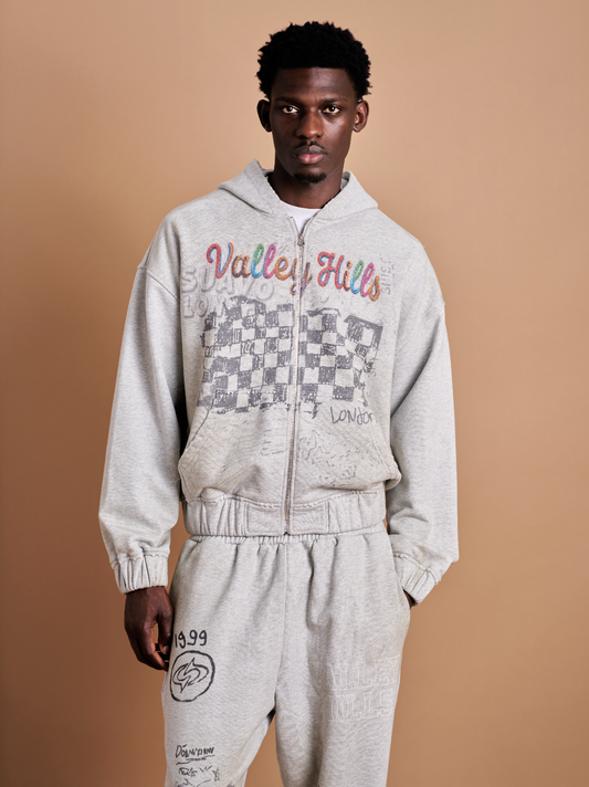 VALLEY HILLS ZIP-UP HOODIE