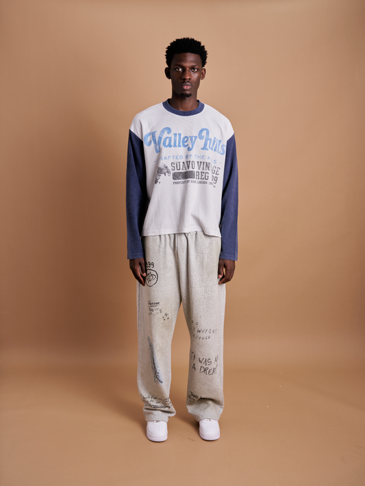 VALLEY HILLS RAGLAN WAFFLE