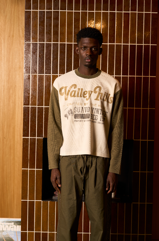 VALLEY HILLS RAGLAN WAFFLE