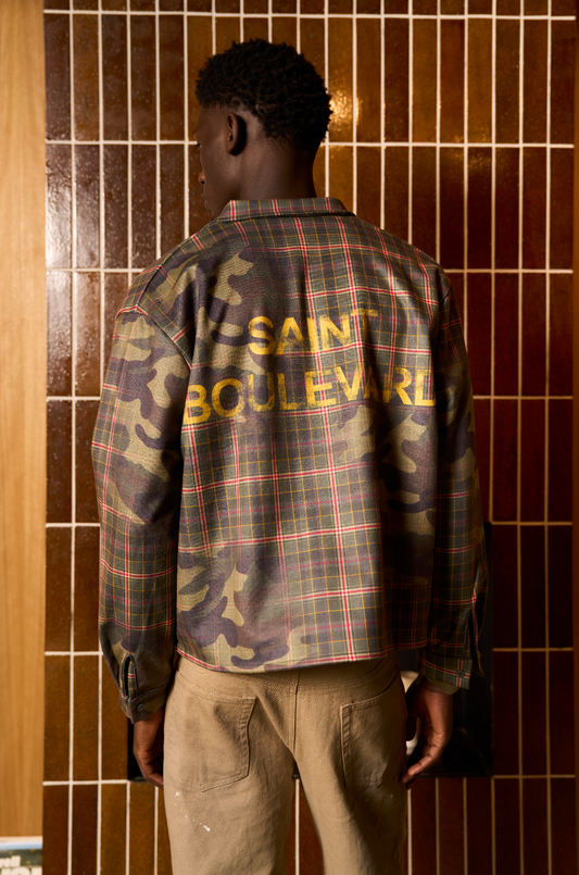 SAINT BOULEVARD FLANNEL - CAMO