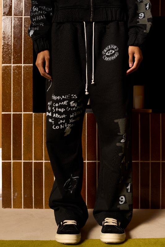 CHECKERBOARD SWEATPANTS