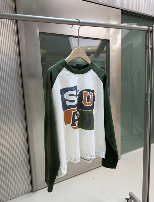 ALPHABET RAGLAN LONG SLEEVE