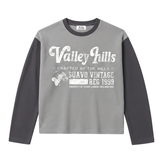 VALLEY HILLS RAGLAN WAFFLE