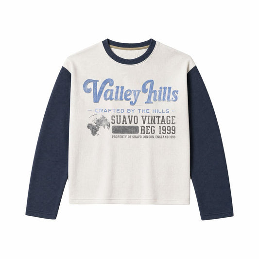 VALLEY HILLS RAGLAN WAFFLE