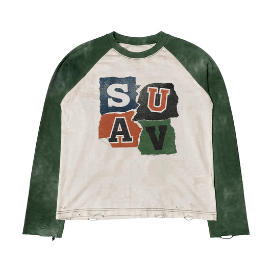 ALPHABET RAGLAN LONG SLEEVE